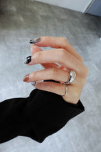 画像をギャラリービューアに読み込む, ボリュームドロップ シルバーリング Silver925
