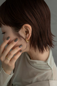 レイヤーツイスト シルバーピアス Silver925