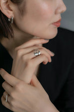 画像をギャラリービューアに読み込む, ソフトスクエア シルバーピアス Silver925
