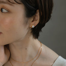 画像をギャラリービューアに読み込む, パールフラワー シルバーピアス Silver925
