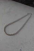 画像をギャラリービューアに読み込む, オーバルボールチェーン シルバーネックレス Silver925

