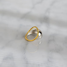 画像をギャラリービューアに読み込む, バイカラードロップ シルバーリング Silver925
