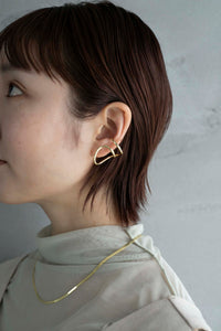 2WAYワイド シルバーイヤーカフ Silver925