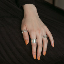 画像をギャラリービューアに読み込む, ヴィンテージプレート シルバーリング Silver925
