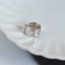 画像をギャラリービューアに読み込む, ウォーターサーフェスプレート シルバーリング Silver925
