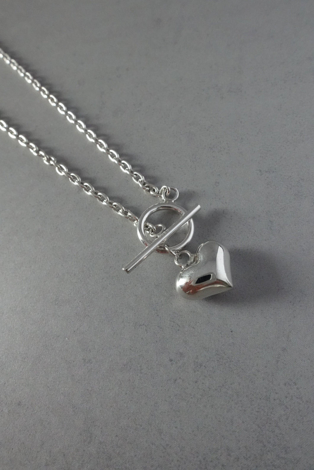 ハートチェーン シルバーネックレス Silver925