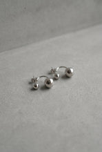 画像をギャラリービューアに読み込む, ツインボール シルバーピアス Silver925
