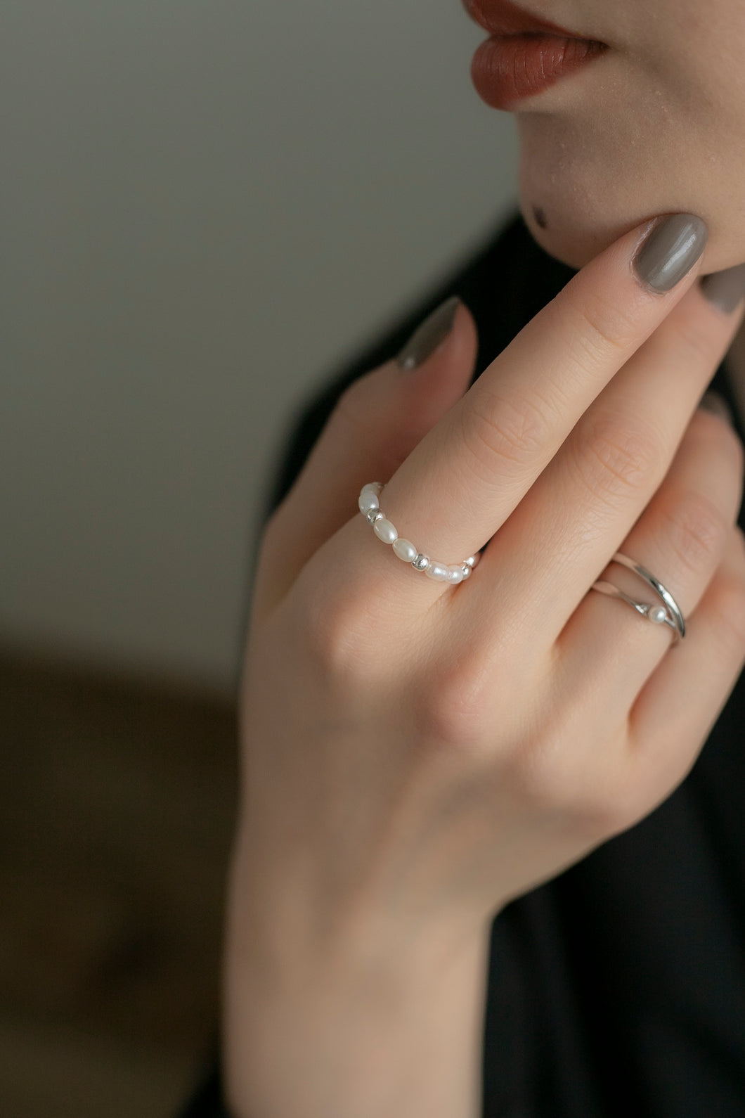 パールエッジ シルバーリング Silver925