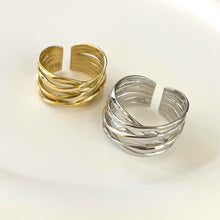 画像をギャラリービューアに読み込む, クロスラップ シルバーリング Silver925
