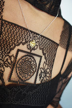 画像をギャラリービューアに読み込む, バイカラーハート シルバーネックス Silver925
