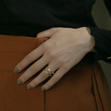 画像をギャラリービューアに読み込む, バイカラーライン シルバーリング Silver925
