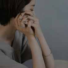 画像をギャラリービューアに読み込む, ダブルドロップ シルバーリング Silver925
