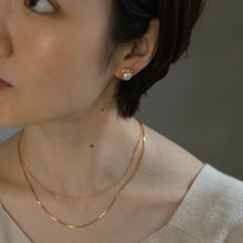 画像をギャラリービューアに読み込む, レイヤーゴールド シルバーネックレス Silver925
