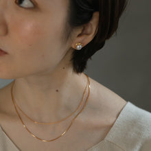 画像をギャラリービューアに読み込む, レイヤーゴールド シルバーネックレス Silver925
