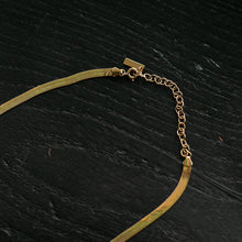 画像をギャラリービューアに読み込む, ワイドスネークチェーン シルバーチョーカー Silver925
