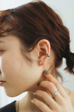 画像をギャラリービューアに読み込む, ミニマルストーン シルバーピアス Silver925
