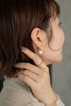 画像をギャラリービューアに読み込む, ボストンパール シルバーピアス Silver925
