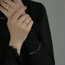 画像をギャラリービューアに読み込む, リキッドライン シルバーバングル Silver925
