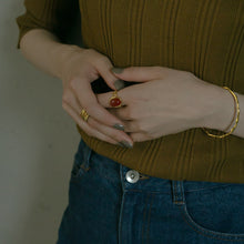 画像をギャラリービューアに読み込む, レッドカーネリアン シルバーリング Silver925
