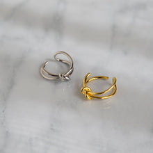 画像をギャラリービューアに読み込む, クロスノット シルバーリング Silver925
