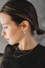 画像をギャラリービューアに読み込む, 淡水パールフープ シルバーピアス Silver925
