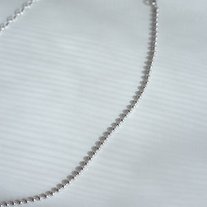ハートプレートチェーン シルバーネックレス Silver925