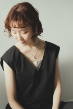 画像をギャラリービューアに読み込む, オーバルストーン シルバーネックレス Silver925
