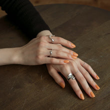 画像をギャラリービューアに読み込む, フラットドロップ シルバーリング Silver925
