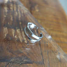 画像をギャラリービューアに読み込む, ダブルデザイン Silver925 シルバーリング

