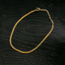 画像をギャラリービューアに読み込む, ワイドスネークチェーン シルバーチョーカー Silver925
