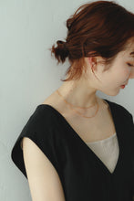 画像をギャラリービューアに読み込む, レイヤーゴールド シルバーネックレス Silver925
