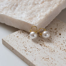 画像をギャラリービューアに読み込む, ボストンパール シルバーピアス Silver925
