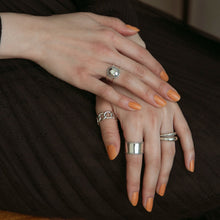 画像をギャラリービューアに読み込む, ヴィンテージプレート シルバーリング Silver925
