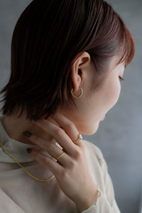 ワインドフープ シルバーピアス Silver925