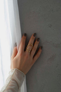 2WAYワイド シルバーイヤーカフ Silver925
