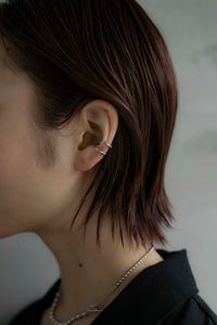 ダブルライン シルバーイヤーカフ Silver925