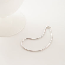 画像をギャラリービューアに読み込む, スネークチェーン シルバーブレスレット Silver925
