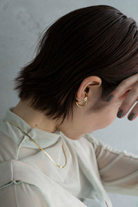 2WAYワイド シルバーイヤーカフ Silver925