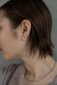 ダブルライン シルバーピアス Silver925