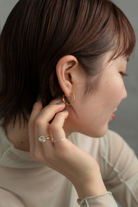 バイカラーノット シルバーリング Silver925