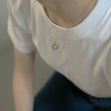 画像をギャラリービューアに読み込む, バイカラーサークル シルバーネックレス Silver925
