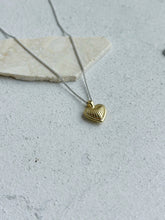 画像をギャラリービューアに読み込む, バイカラーハート シルバーネックス Silver925
