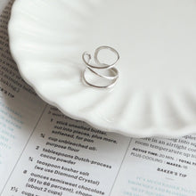 画像をギャラリービューアに読み込む, ラインクロス シルバーリング Silver925
