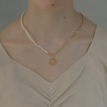 画像をギャラリービューアに読み込む, コインパールチェーン シルバーチョーカー Silver925
