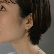 画像をギャラリービューアに読み込む, パールフラワー シルバーピアス Silver925
