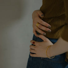 画像をギャラリービューアに読み込む, リキッドライン シルバーバングル Silver925
