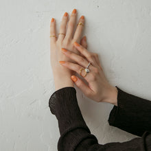 画像をギャラリービューアに読み込む, バイカラードロップ シルバーリング Silver925
