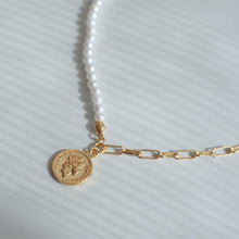 画像をギャラリービューアに読み込む, コインパールチェーン シルバーチョーカー Silver925
