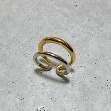 画像をギャラリービューアに読み込む, バイカラーライン シルバーリング Silver925
