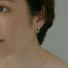 画像をギャラリービューアに読み込む, パールフープ シルバーピアス Silver925
